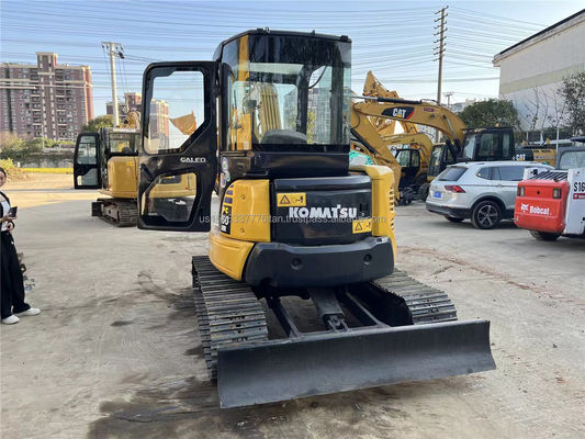 Gebruikte Komatsu PC50 graafmachine met piloothuis 5020 kg Gewicht Originele hydraulische cilinder
