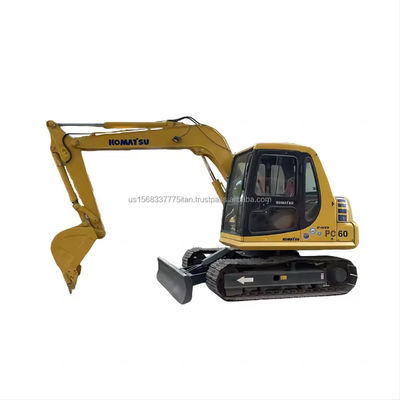 6TON Komatsu PC60 Gebruikte graafmachine voor uw zware apparatuur