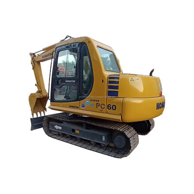 Komatsu PC60 gebruikte graafmachine 40kw en lage werktijden 0-2000
