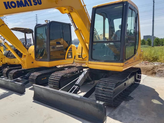 Komatsu PC60 gebruikte graafmachine 40kw en lage werktijden 0-2000
