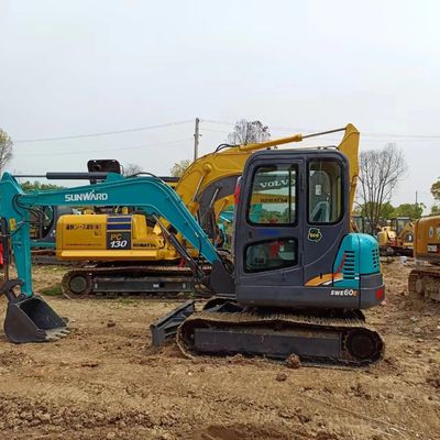 Tweedehands Sunward SWE 60E 6ton Graafmachine Hydraulische Crawler Backhoe Mini Digger 2016