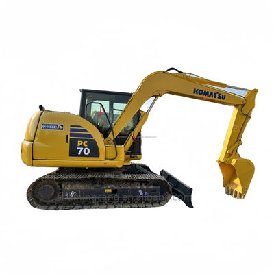 Hydraulische graafmachine Crawler Komatsu PC70 Gebruikte graafmachine voor uw bouwbehoeften