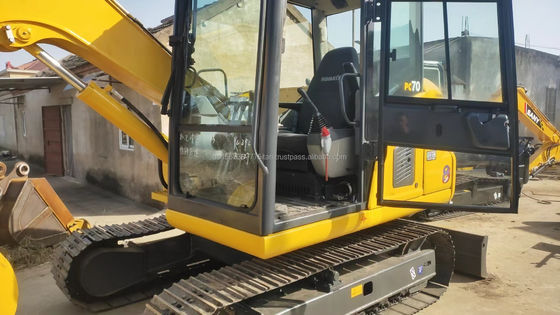 Hydraulische graafmachine Crawler Komatsu PC70 Gebruikte graafmachine voor uw bouwbehoeften