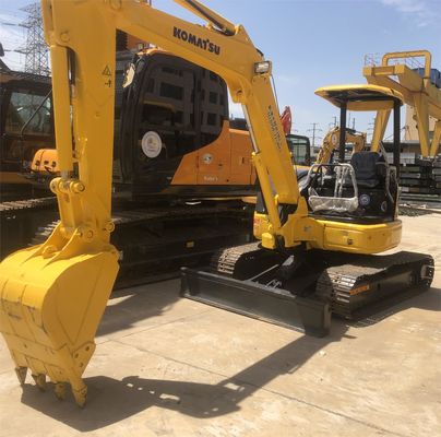 Komatsu PC56 5,6 ton Hydraulische Mini Digger Crawler Graafmachine in goede staat uit Japan