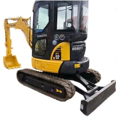 Kleine hydraulische graafmachine Komatsu PC35 3,5 ton Gebruikte graafmachine met een emmercapaciteit van 0,2 m3