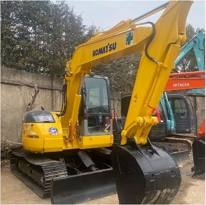 7 ton Gebruikte Komatsu graafmachine PC78US met 0-2000 werkuren en 0.2M3 emmercapaciteit