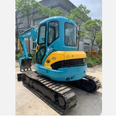 Mini tweedehands graafmachine 5,5 TON Kubota U55 Graafmachine Originele Hydraulische Pomp Gebruikt