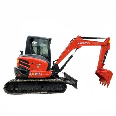 6TON KUBOTA KX165 graafmachine met originele hydraulische pomp en 7000 kg machinegewicht