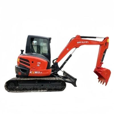Oorspronkelijke hydraulische cilinder 6ton Kubota mini graafmachine KX163 met 0-2000 werkuren