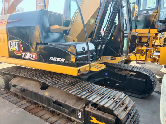 313D2GC Caterpillar Excavator 74.5 kw 13000 KG Gebruikte Crawler Excavator voor de bouw