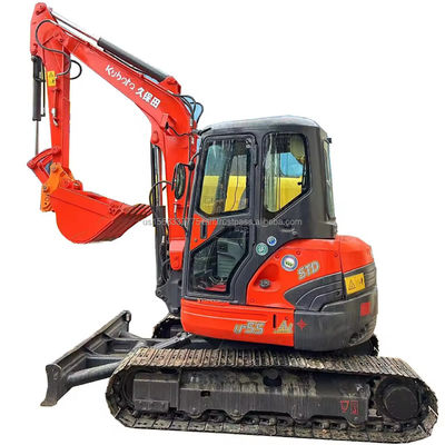 KUBOTA KXU55 graafmachine met originele hydraulische cilinder en 6 ton bedrijfsgewicht