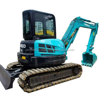 Gebruikte originele Kobelco SK55SR graafmachine met goede prestaties in 0-2000 werkuren