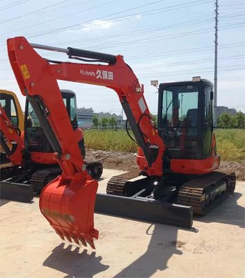 Levering 5,5 TON Kubota u55 graafmachine laag werktijd 0-2000 Gebruikte mini graafmachine