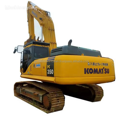 Gebruikte Komatsu PC350 Crawler Excavator met originele hydraulische pomp 30000 KG Japan Stock