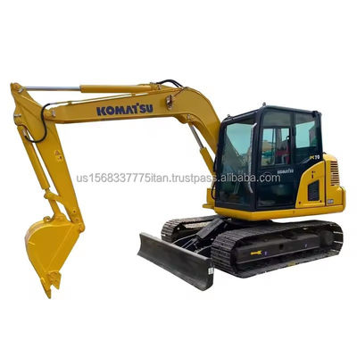 Komatsu PC70 gebruiktTe koop Hydraulische graafmachine 7TON met Komatsu motor