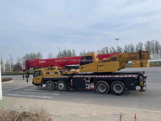 Gebruikte SANY 55 ton kraan uitstekende prestatie bouwmachine met hydraulische klep