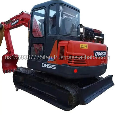 Hydraulische bouwmachine tweedehands DOOSAN DH55 graafmachine met goede prestaties