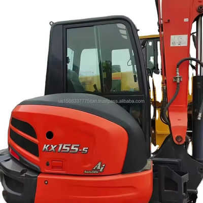 KUBOTA KX155 graafmachine met originele hydraulische pomp en 0,22 emmercapaciteit