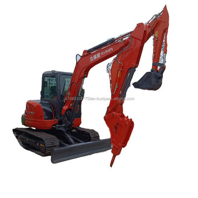 Goedkope gebruikte KUBOTA KX163 graafmachine met originele hydraulische cilinder en eigenschappen