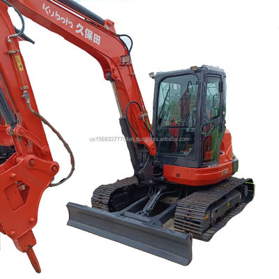Gebruikte KUBOTA KX163 graafmachine met originele hydraulische klep en 6TON bedrijfsgewicht