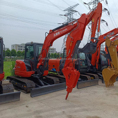 Gebruikte KUBOTA KX163 graafmachine met originele hydraulische klep en 6TON bedrijfsgewicht
