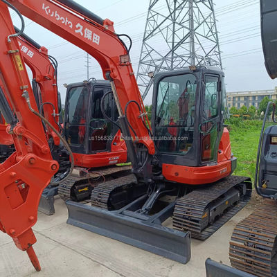 Gebruikte KUBOTA KX163 graafmachine met originele hydraulische klep en 6TON bedrijfsgewicht