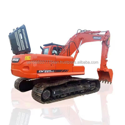 Goede efficiëntie DOOSAN DH225 graafmachine met een emmercapaciteit van 1,2 m3 en lage werktijden