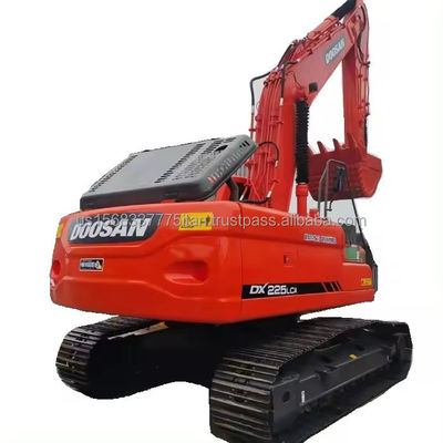 Tweedehands DOOSAN DH225 graafmachine in Korea Goed rendement Originele hydraulische klep