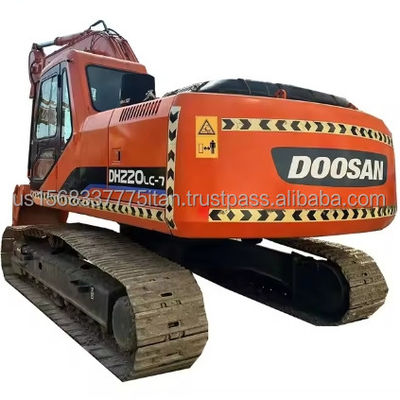 Doosan DH220-7 graafmachine gebruikt en in goede staat met originele hydraulische klep