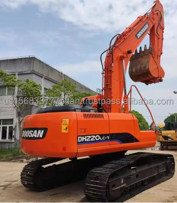 Doosan DH220-7 graafmachine gebruikt en in goede staat met originele hydraulische klep
