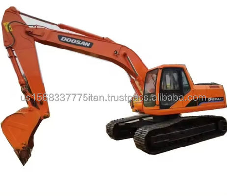 Hydraulische Doosan Crawler Excavator DH220LC 220 in de Koreaanse bouwmachinesmarkt