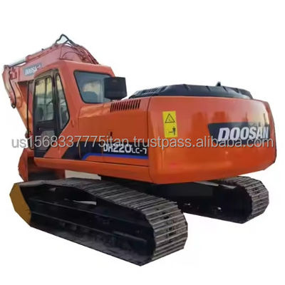 DOOSAN DH220LC-7 Graafmachine 98kw Motor Crawler Graafmachine voor snelle verzending en verkoop