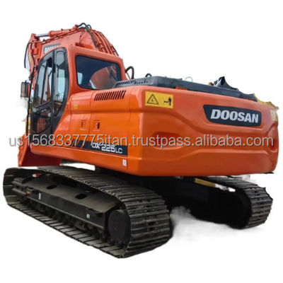 22.5ton werkgewicht Gebruikte Doosan Dx225 graafmachine voor uw bouwbehoeften