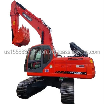 Exporteerde Doosan DX225 DH225 graafmachine met lage werktijden en een hoog bedrijfsgewicht