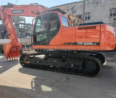 Exporteerde Doosan DX225 DH225 graafmachine met lage werktijden en een hoog bedrijfsgewicht
