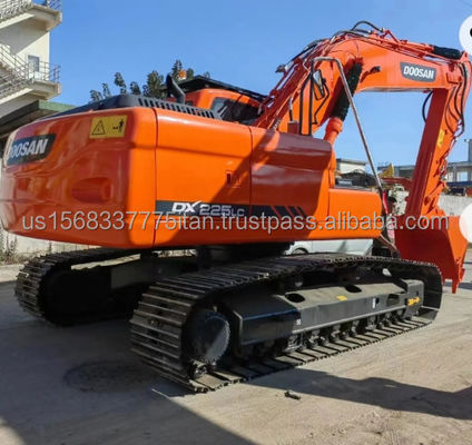 Exporteerde Doosan DX225 DH225 graafmachine met lage werktijden en een hoog bedrijfsgewicht