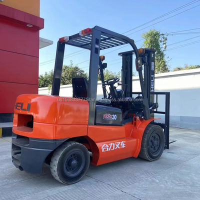 Bouwwerkzaamheden 3000kg 5000kg Vorklift met 3000mm Lift Diesel Vorklift 2 Emissie