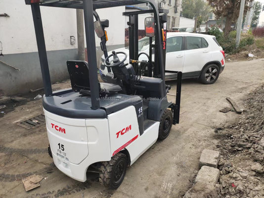 3 ton TCM vorklift tweedehands vorklift 2M vorklengte Diesel motor krachtbron