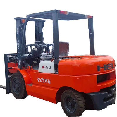 Maak HANGCHA Heli K50 Diesel Vorklift met Beste en Min. Lifting Hoogte van 2,5m
