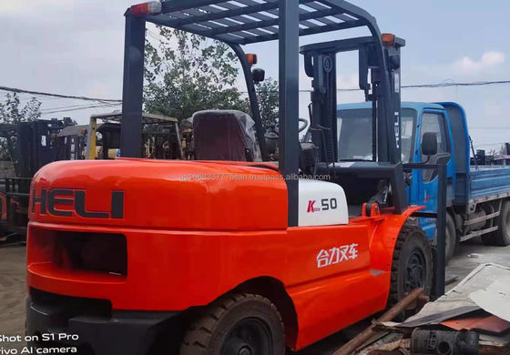 Maak HANGCHA Heli K50 Diesel Vorklift met Beste en Min. Lifting Hoogte van 2,5m