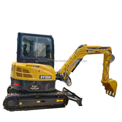 Uitstekende prestaties SANY SY35U mini graafmachine met SANY-motor en lage werktijden