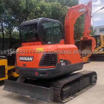 Doosan Graafmachines 6TON Dx60 Construction Track Graafmachine Oorspronkelijk Minder werkuren
