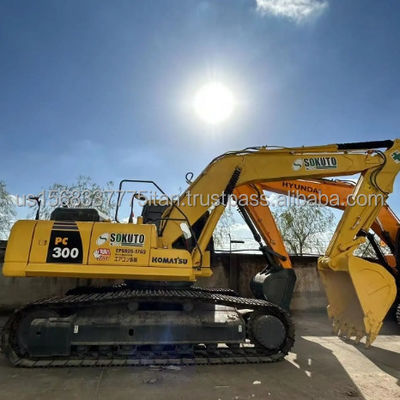 30ton Komatsu graafmachine PC300-7 PC300-8 Gebruikte graver met originele hydraulische klep
