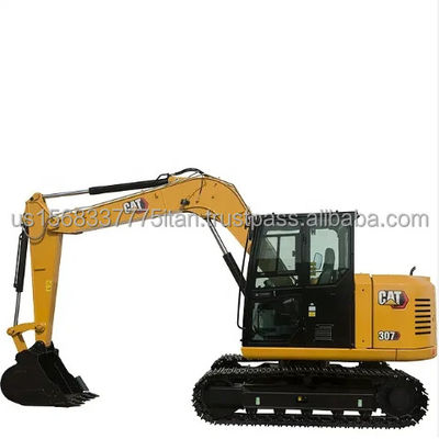 Perfect gebruikte CAT307E mini graafmachine met originele hydraulische klep en lage werktijden