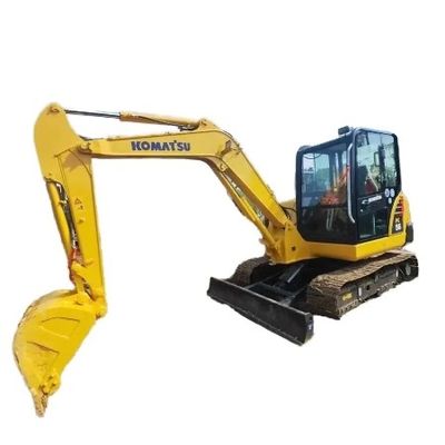 5.6 ton Mini Digger Komatsu PC56 Crawler Excavator uit Japan met originele hydraulische pomp