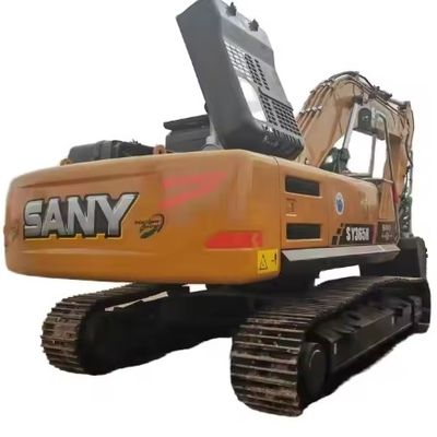 Gebruikte Sany SY365H graafmachine met 1,6m3 emmercapaciteit en originele hydraulische klep