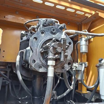 Gebruikte Sany SY365H graafmachine met 1,6m3 emmercapaciteit en originele hydraulische klep