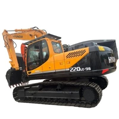 Hyundai 220LC-9S graafmachine Groot gebruikte kruipergraafmachine met originele hydraulische cilinder