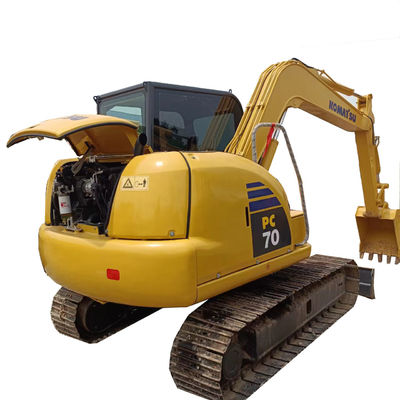 Gebruikte Komatsu PC70 graafmachine met originele hydraulische cilinder en 0.2M3 emmer capaciteit