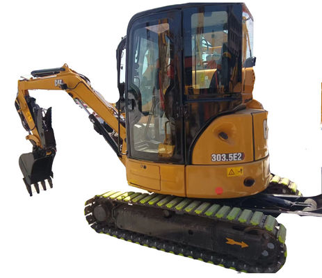 5 ton bedrijfsgewicht Originele hydraulische klep Gebruikte Caterpillar 303.5e2 mini graafmachine